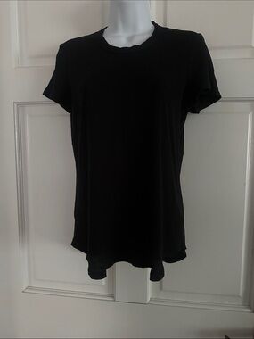 James Perse Black Short Sleeve Crew Tee